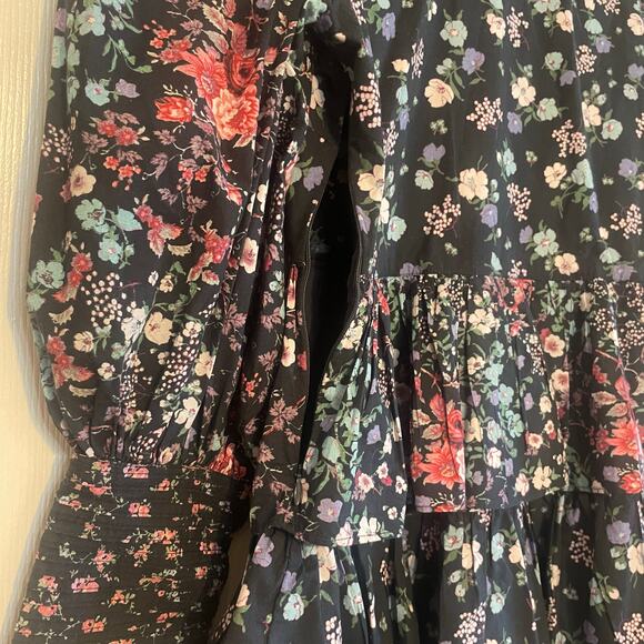 Love Shack Fancy Paris Ruffled Floral Mini Dress SZ 4 - Picture 10 of 16